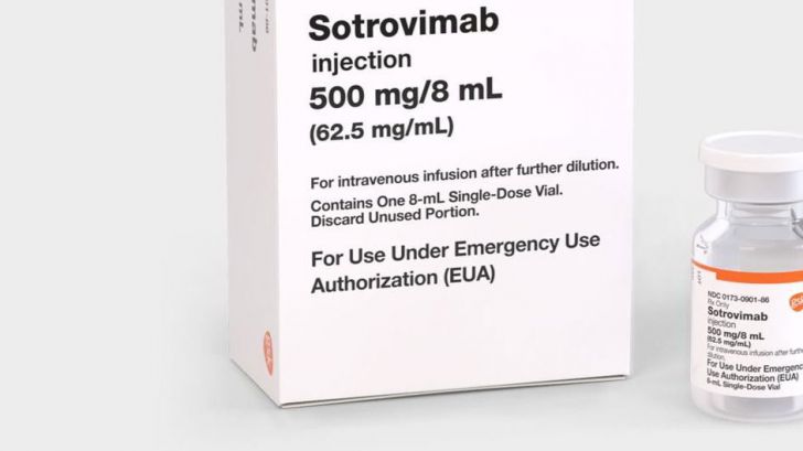 Uno de los nuevos fármacos autorizados contra el COVID-19, el Sotrovimab