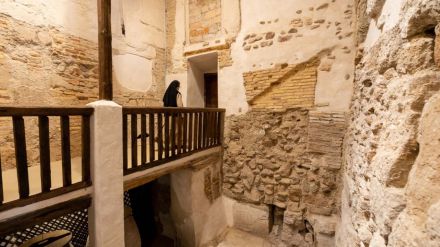 Ya se puede ver el interior de la muralla romana del Monasterio de Canonesas del Santo Sepulcro en Zaragoza