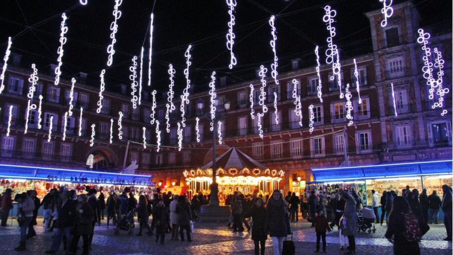 El mercadillo de la plaza Mayor de Madrid