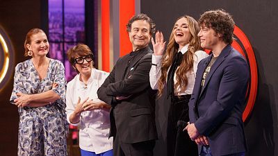 Melody visita 'MasterChef' para apoyar el proyecto solidario de Carlos Maldonado