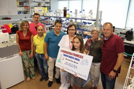 El Torneig Benirredrà Promeses entrega más de 25.000 euros al IIS La Fe para la investigación del cáncer infantil