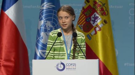 Greta Thunberg deja a un lado los discursos grandilocuentes para "dar paso a la ciencia"