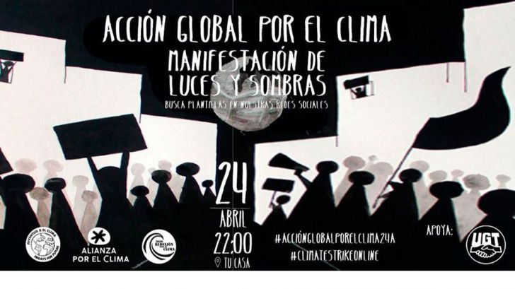 Manifestación global por el clima el próximo viernes 24 de abril desde casa