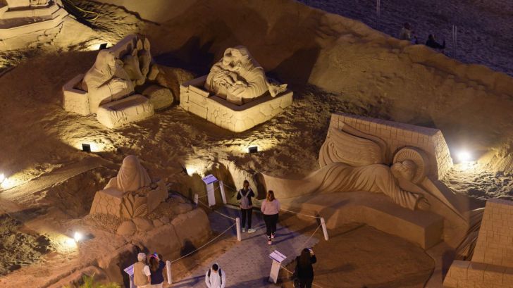 El Belén de Arena de Las Palmas de Gran Canaria del que todo el mundo habla