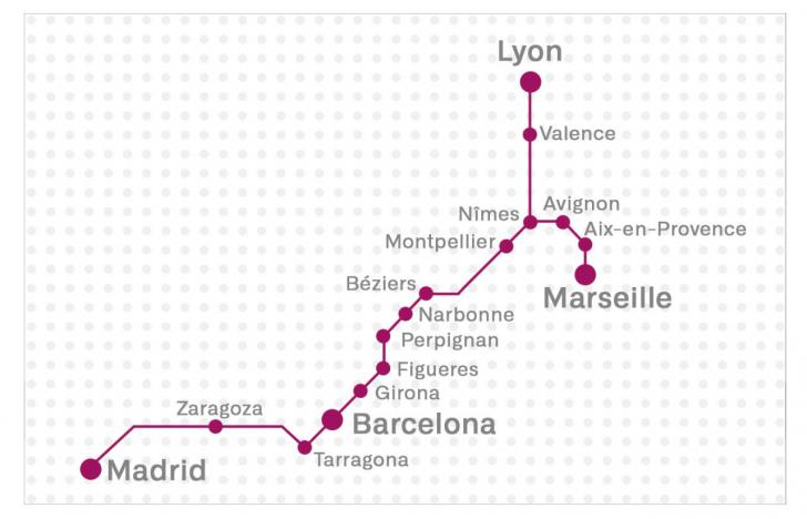 Renfe vende medio millón de billetes para sus trenes AVE en Francia