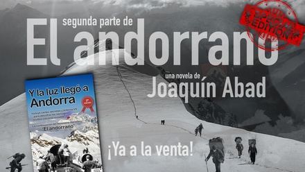 ‘Y la luz llegó a Andorra’, el libro de Joaquín Abad que viene con una linterna de regalo…