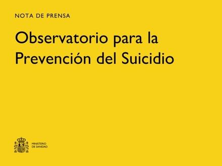 Se establece un Observatorio para prevenir el suicidio en España