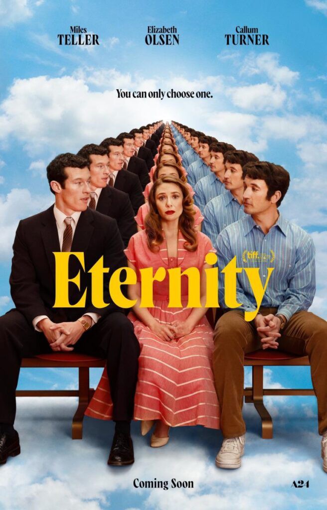 Joan enfrenta una elección eterna en la comedia romántica 'Eternity' con Elizabeth Olsen