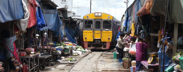 El mercado de la muerte en Tailandia