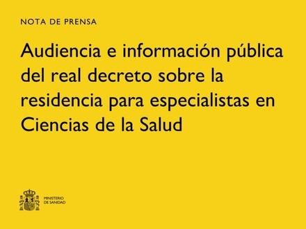 Sanidad presenta reforma para mejorar condiciones laborales de residentes médicos