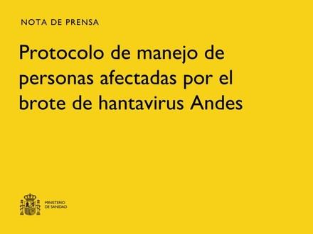 Sanidad define criterios para el alta de pacientes con hantavirus