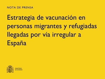 Sanidad lanza plan de vacunación para migrantes y refugiados en España