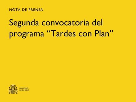 Sanidad destina más de 106 millones a la segunda convocatoria de "Tardes con Plan" para actividades saludables