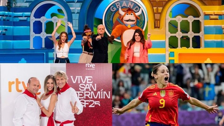 La 1 destaca en audiencias con Sanfermines, Eurocopa Femenina y 'El Grand Prix'