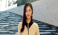 Liu Wen en el front row de Louis Vuitton