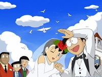 Nobita y Shizuka sonarán a Mario y Alaska